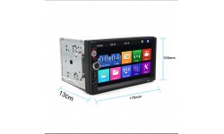 New Space Audio MP5-7012B Double -7" Dokunmatik Ekran-Bluetooth-Usb-Fm Radyo-Her Model Araca Uygun